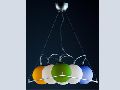 Triangle 6'l� Renkli Modern Avize