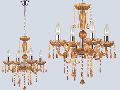 Sar� �� Mekan Kristal Modern Avize