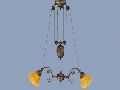 Yellow 2'li Asans�rl� Avize