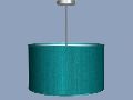 Green Dupioni Abajur Sarkt