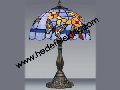 Mavi Ba�l�kl� Tiffany Masa Lambas�